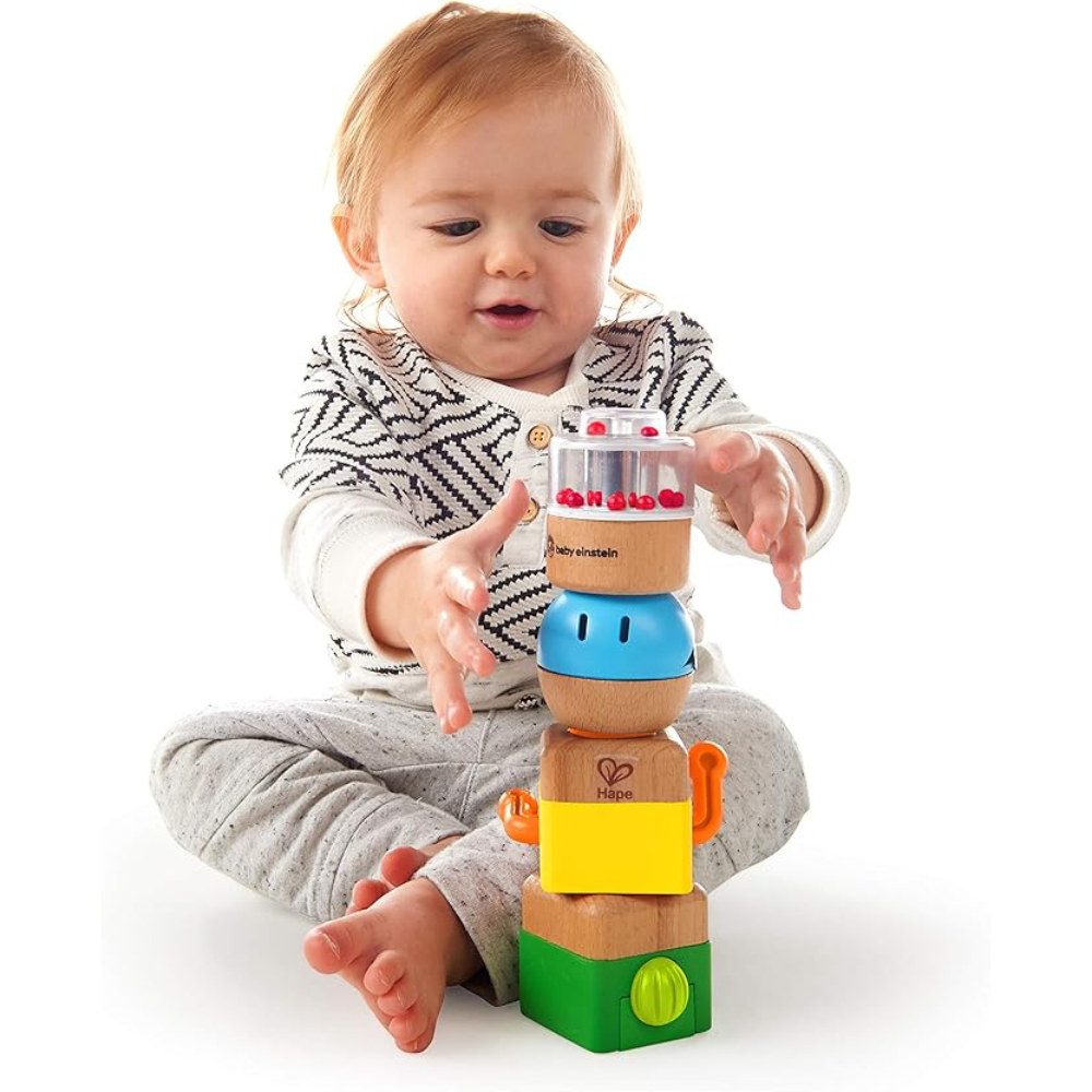 مجموعة الحواس الخشبية فور فوندامنتالز من بيبي آينشتاين